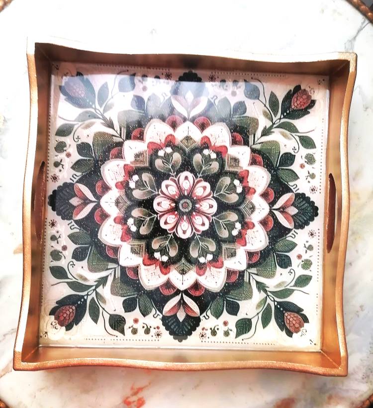 سینی پذیرایی چوبی ۰۲۲